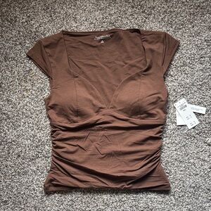 Abercrombie ruched top